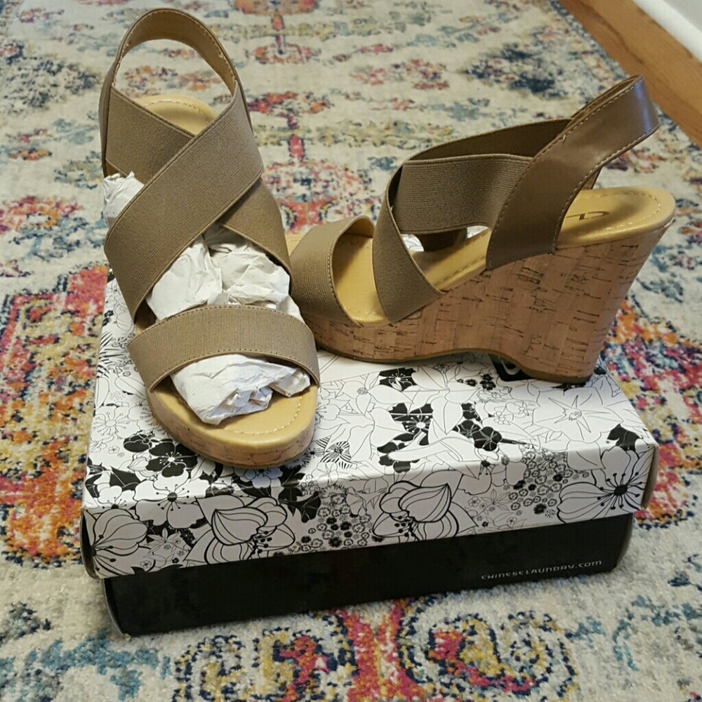 Taupe Wedges
